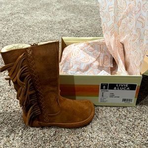 Livie & Luca size 8c camel Sanoma boots